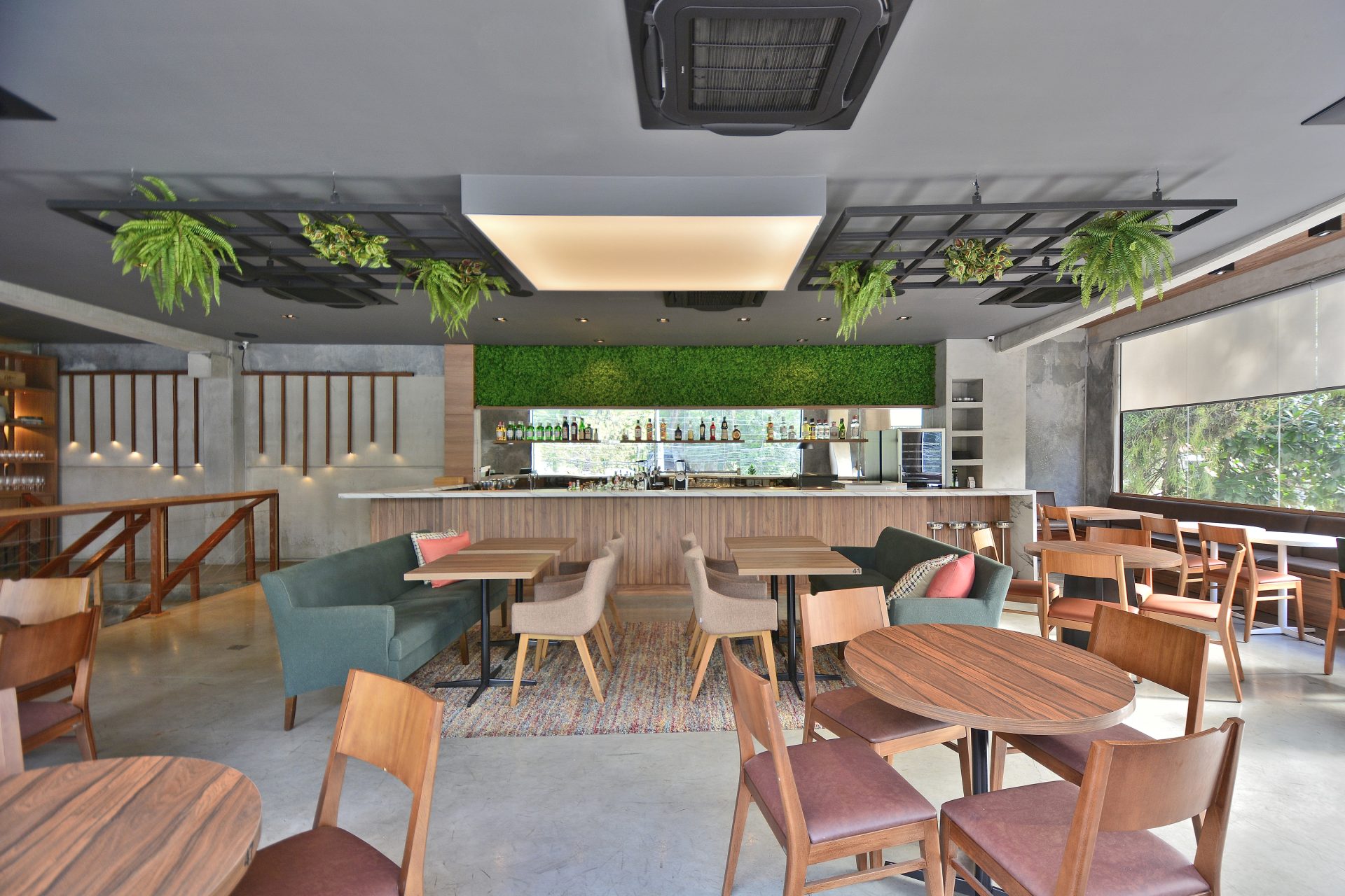 Tela tensionada em restaurante Mirá, Porto Alegre by Tensoflex